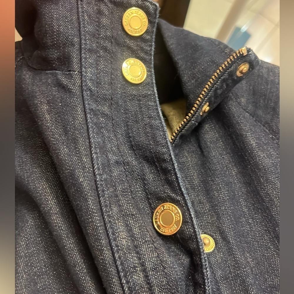 Lauren Jeans Co by Ralph Lauren, Jean Jacket,NWOT, Size Small - Picture 10 of 13